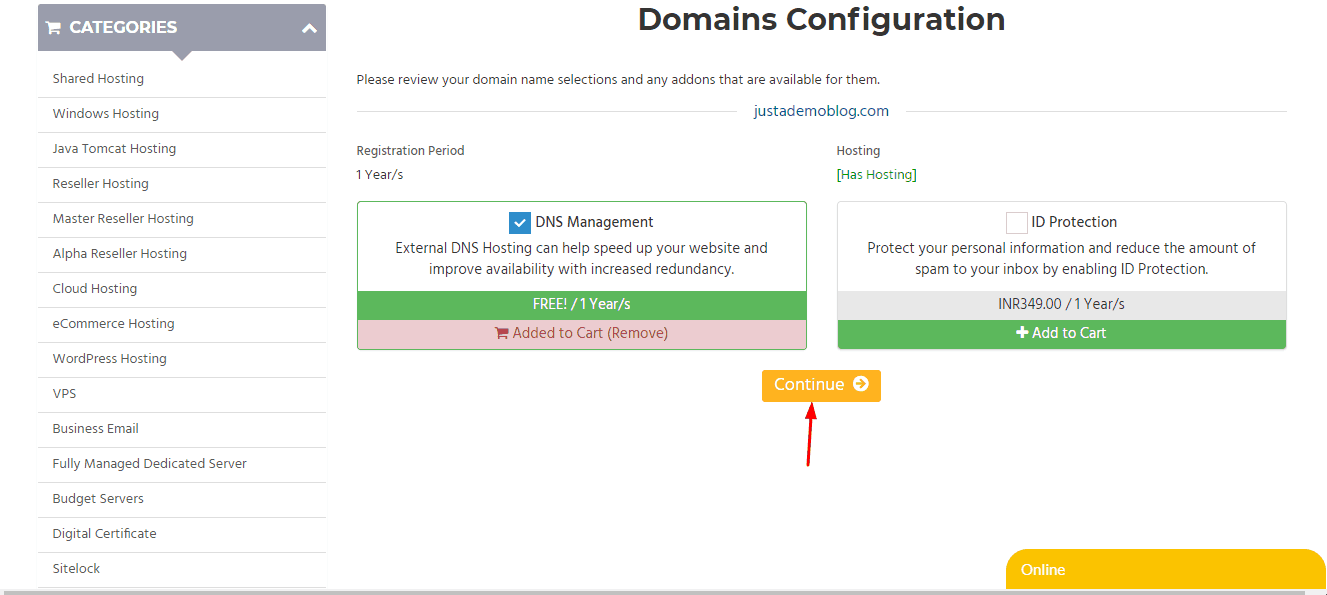 xozz india domain configuration