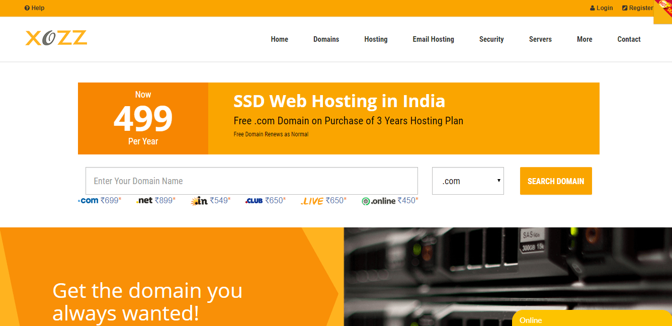 Purchase Hosting From Xozz India