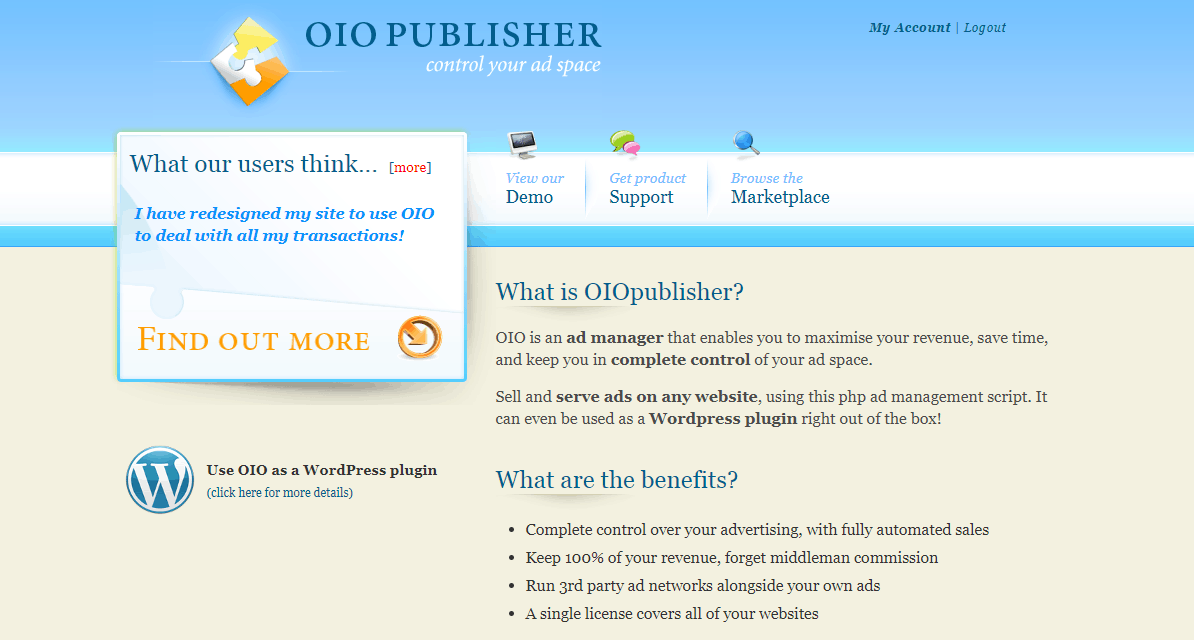 OIO publisher plugin