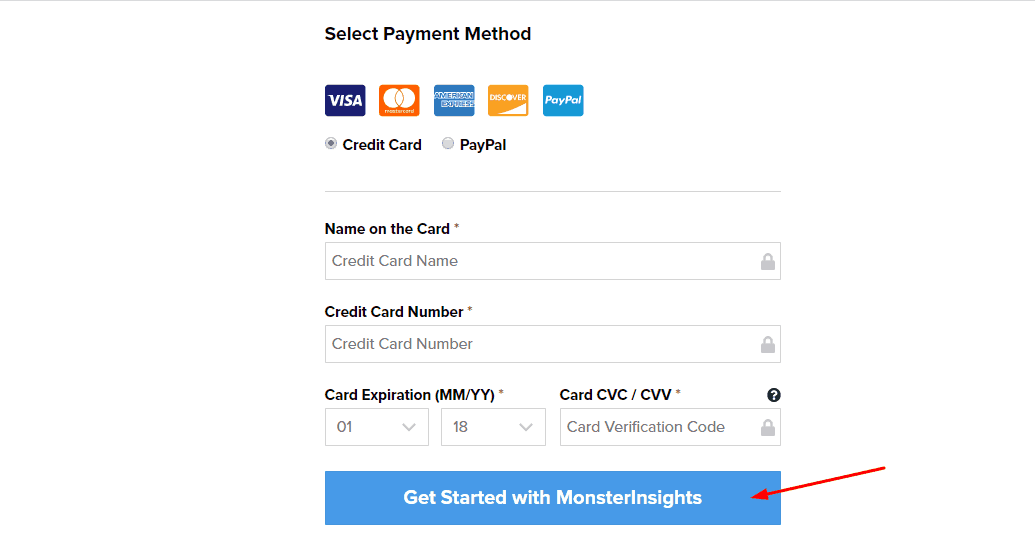 pay for MonsterInsights plugin