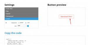css button created