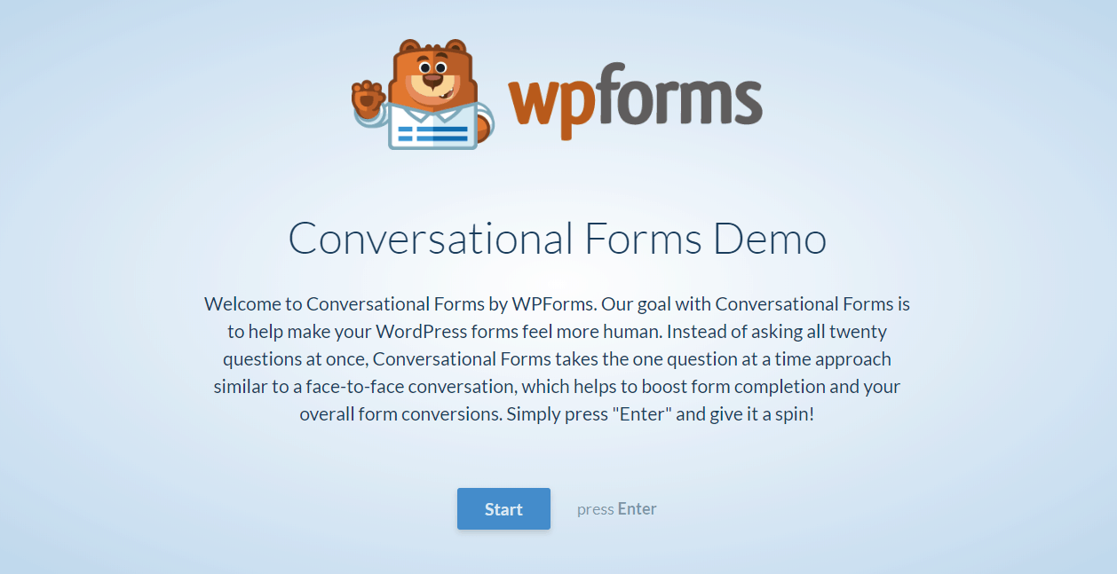 WPForms and Conversational Forms – A Brand New Experience!